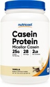 Nutricost Caseïne Proteïne Poeder 2lb Vanille - Micellar Caseïne, Glutenvrij, Niet-GMO