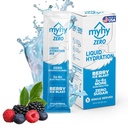 MyHy Zero Liquid Hydration Packets, Sugar Free Electrolyte Drink Mix for Hydration Support, Dehydration Relief for Travel, Yearth, Fitness, Bachelor & Bachelorette Party Berry, 5 Tellen
