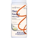 Supplément quotidien de poudre de pulpe de psyllium Foster & Thrive, fibre de 4 en 1 pour laxatif de santé digestive, soulage la constipation occasionnelle, sucré avec/réel sucre, saveur originale, 48 doses