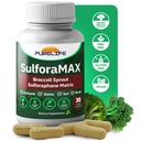 SulforaMAX - Supplément Immunity de Sulforaphane Brocoli - [Anciennement Regen-X] - Support immunitaire, Cœur, foie, Suppléments de santé du cerveau - Vegan, Non-OGM, 10 000 MCG Sulforaphane (30 Capsules végétariennes)