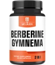 1000mg Berberine Supplement met Organische Gymnema Sylvestre Leaf - 60 Capsules met hoog geconcentreerd extract - Ondersteuning voor immuunsysteem, Circulatoire Gezondheid en Gastro-intestinale functie