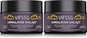 700 Mg Shilajit supplement, Natural Organic Shilajit Resin Supplement, Shilajit Himalaya Organic, Gold Grade Nature Shilajit met 4 in-1 Complex voor energie ondersteuning, 60 Gram, 2Pack