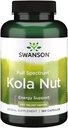 Swanson volledig spectrum Kola Nut energie fysieke prestaties ondersteuning 550 Milligrammen 180 capsules