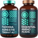 WILDE BRANDSTOF Fadogia Tongkat Ali Supplement en essentiële aminozuren Spier- en krachtondersteuning bundel