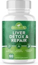 Nature's RX #1 RATHED Premium Lever Reiniging & Detox .. Optimaliseer de leverfunctie, reparatie lever enzymen .. Ultra gedoseerde formule w/21 Krachtige ingrediënten .. 3rd Party Tested + USA Made - 60 Capsules