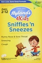 Zink voor kinderen Leeftijden 2+, Koude Geneeskunde Tablets, Hyland's 4 Kids Sniffles n' Sneezes, Decongestant, Hoofdpijn en Sinus Relief, Natuurlijke behandeling voor Allergie en Gemeenschappelijke Koude Symptomen, 125 Tel.