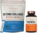 Live Conscious Beyond Collageen Types I, II, III, V & X Stick Packs + MagWell Magnesium Zink & Vitamin D3 