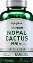 Piping Rock Nopal Cactus Capsules 1950mg 180 Telling 