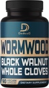 12in1 Wormwood Capsules de noyer noir - Immune, et le soutien de l'humeur - 3 mois d'approvisionnement - 90 Capsules végétaliennes