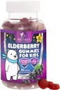 Enfants Immune Soutien Gummy - Supplément de la baie d'eau de Sambucus de la nature, Vitamines quotidiennes pour enfants C, Zinc & Enfants Immunity Support Gummy, Vegan, Sans gluten, Saveur de baies savoureux - 60 Gummy