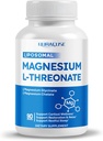 Liposomale Magnesium L-THREONAAT Glycinate Magnesium Glycinate Magnesiumchelate - Ondersteuning Cortisol Wellness, Restauratie & Relax - Gemaakt en getest in de VS