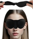Vocht kamer glazen voor droge ogen verlichting,3D Siliconen Hydrating Slaapbril met zachte en comfortabele, slaapmasker voor CPAP gebruikers, verstelbare band