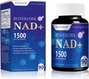 Nieuw NAD-supplement - Liposomal NAD+ Supplement met Resveratrol 90 Graaf (1500MG)