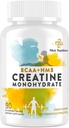 8-in-1 Creatine Monohydraat met BCAA & HMB, 5000 mg voor mannen & vrouwen, Creatine Kauwen voor spier, herstel, duurzaamheid & sterkte, hoge absorptie, citroensmaak, suikervrij, 90 tabletten