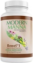 Bowel #1: Constipatie Relief Formula - Natural Herbal Laxative - Zacht, Effectief, Geen Hard Bijwerkingen - Verlicht Constipatie, Gas, en Bloating - Vegan (60-Day Supply, 120 Capsules)