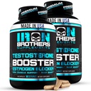 Test Booster voor mannen met estrogeenblokker - anti-estrogeen dieetsupplement - natuurlijke aromataseremmer - verhoging van Libido & sterkte 60 capsules - spiergroei - gewichtsverlies (2 flessen)