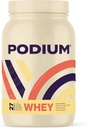Podium Nutrition, poudre de protéines de lactosérum, pancake au beurre d'érable, 27 portions, 25g de protéines de lactosérum par portion, sans gluten, sans soja