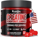 Creatine Monohydraat Gummies voor mannen & vrouwen, suikervrije Vegan Creatine Gummies 5g voor spierkracht, energie Boost, pre-workout supplementen, Boost Focus & Endurance(120 Count)- gemengde Berry