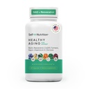 Gezond Aging Supplement voor vrouwen - Resveratrol, NAD, Collageen Booster, Biotine, Hyaluronzuur & Meer. Cellular Health, Beauty, Longevity - USA, Vegan, 60 Capsules.