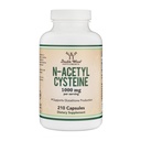 Supplément de NAC N-acétyl Cysteine (1 000 mg par portion de 500 mg par capsule, 210 capsules) (Troisième partie testée) avec la technologie Odor Masking pour augmenter les niveaux de glutathion par le double bois