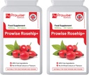 Rosehip Health+ (verpakking van 2) 5000mg 120 tabletten - UK geproduceerd GMP Gegarandeerde kwaliteit - Geschikt voor vegetariërs en veganisten door prowise gezondheidszorg
