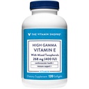 Hoge Gamma Vitamine E - Ondersteunt Immune & Cardiovasculaire Gezondheid - 400 IE (120 Softgels)