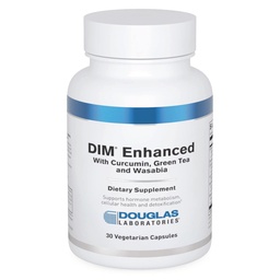 Douglas Laboratories DIM Enhanced - Ondersteunt Hormone Balance, Cellular Health & Detox* - Met Antioxidanten, Green Tea Extract & Wasabia - 30 Vegetarische Capsules