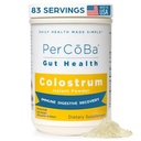 Supplément Colostrum pour Gut Health, Bloating, Croissance des cheveux, Récupération des muscles, Immune Support - Poudre Bovine Colostrum non aromatisée Fabriqué aux États-Unis, Non-OGM, Sans gluten, 3 Grams par portion - 83 portions