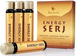 Energie SERJ met Schisandra, Eleuthero en Royal Jelly voor No Cafeine Energy Boost