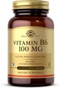 Solgar Vitamine B6 100 mg, 250 plantaardige capsules