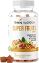 SuperFruits Gummies met Collageen-promoting gemengd fruit Blend voor schoonheid en huidverzorging 