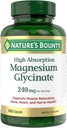 Natures Bounty Magnesium Glycinate Grote Fles / 180 Capsules 240 mg