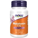 NOW Foods Supplements, Melatonine 3 mg, Gratis Radical Scavenger*, Gezonde Slaapcyclus*, 180 Kauwbare Lozen