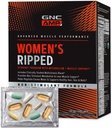 GNC AMP Vrouwen Ripped Non-Stim Vitapak Program, 5 producten in 1 Vitamine Pack, Metabolisme & Lean Muscle, Waterafscheiding, Bewezen Ingrediënten, CLA, Biotine, Multivitamine, Cafeïnevrij, 30-dagen levering