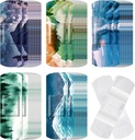120 Stuks Stof Kleefstof Flexibele Bandages Bulk Geassorteerde Vormen en Patronen Kleine Kleurrijke Mooie Stof Bandages met Non Stick Pad 3 x 1 Inch voor Snijwonden Vrouwen(Vintage)
