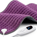 Verwarming pad XXXL voor rugpijn verlichting, extra grote verwarmde pad voor nek / schouders / Legs / knieën / voeten / cramps, verjaardag moeders dag cadeaus voor mama vrouw vrouw oma haar, 6 warmte instellingen, auto-off, 17"x33"