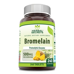 Kruidengeheimen Bromelain Supplement 500 Mg Tablets Supplement 