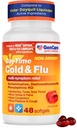 GenCare - Multi-symptômes non somnolents jour après jour Cold & Flu Relief Acétaminophène 325mg, Dextrométhorphane HBr 10mg, Phénylephrine HCl 5mg (48 Softgels) Non Habiting Forming Pain Reliever & Nasal Defongestant