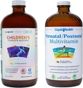 LIQUIDHEALTH Kinderen Complete Multivitamine & Women's Prenatal/Postnatal Liquid Multivitamine voor Voor, Tijdens & Na de zwangerschap - Immuun Ondersteuning, Gezondheid & Wellness voor moeders & kinderen - Made in USA