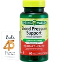 Spring Valley Blood Pressure Support, 60 Capsules. omvat 