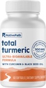 NativePath Kurkuma Curcumin met zwarte zaadolie - Advanced Antioxidant & Joint Support Supplement - Premium Kurkuma Softgels met verbeterde hoge absorptie, niet-GMO & Glutenvrije, 60 Softgels