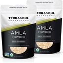Terrasoul Superfoods Biologische Amla Berry Powder (Amalaki), 2 Lbs - Rijk aan antioxidant vitamine C Ondersteunt Immuniteit