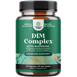 Pure DIM-supplement voor mannen met bioperine - DIM Estrogen Blocker voor mannen voor hormoonbalans en prostaatgezondheid - diindolylmethaan testosteroncomplex met Broccoli Florets - 60 capsules