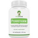 VitaMonk Pterostilbene 150mg Capsules Geen kunstmatige fillers - Soy Gratis Trans-Pterostilbene Supplement dat Gezond Verouderen en Duurzaamheid bevordert - 60 Veggie-Caps - Verbeterde Resveratrol