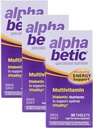 Alpha Betic Eenmaal daags Multivitamine voor Diabetica, Glutenvrij, Suikervrij, Uitgebreide Energie Dieetsupplement, 30 Tablets (3 Pack)3
