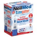Kit de lavage nasal sans fil NeilMed Sinugator avec un irritateur, 30 paquets prémélangés et 3 piles AA (paquet de 1)