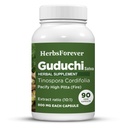 Herbsforever Guduchi Sat Capsules Tinospora Cordifolia Ondersteuning Vertering Balancing Vata en Pitta 90 Vege Capsules 800 Mg Elke