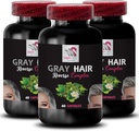 Natural Hair Complex - grijs haar omgekeerd - Fresh Vibrancy, Kleur weer ontwaken, glanzend haar, lichtgevende haren, haarverrijking, haar briljantheid, kleur Boost, haar transformatie 3 flessen 180 capsules