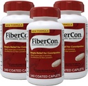 FiberCon Fiber Therapy voor Regularity, Caplets, Value Size 140 caplets (pack of 3) door Fibercon