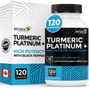 Renew Actives Turmeric Platinum 1350MG per 3 capsules met zwarte peper en gember 